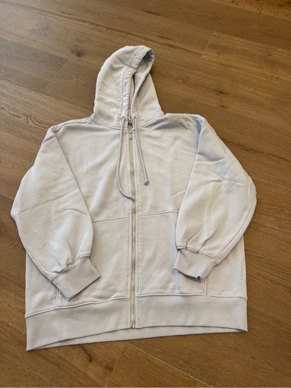 Divided light blue Zip-Up Hoodie Jacket